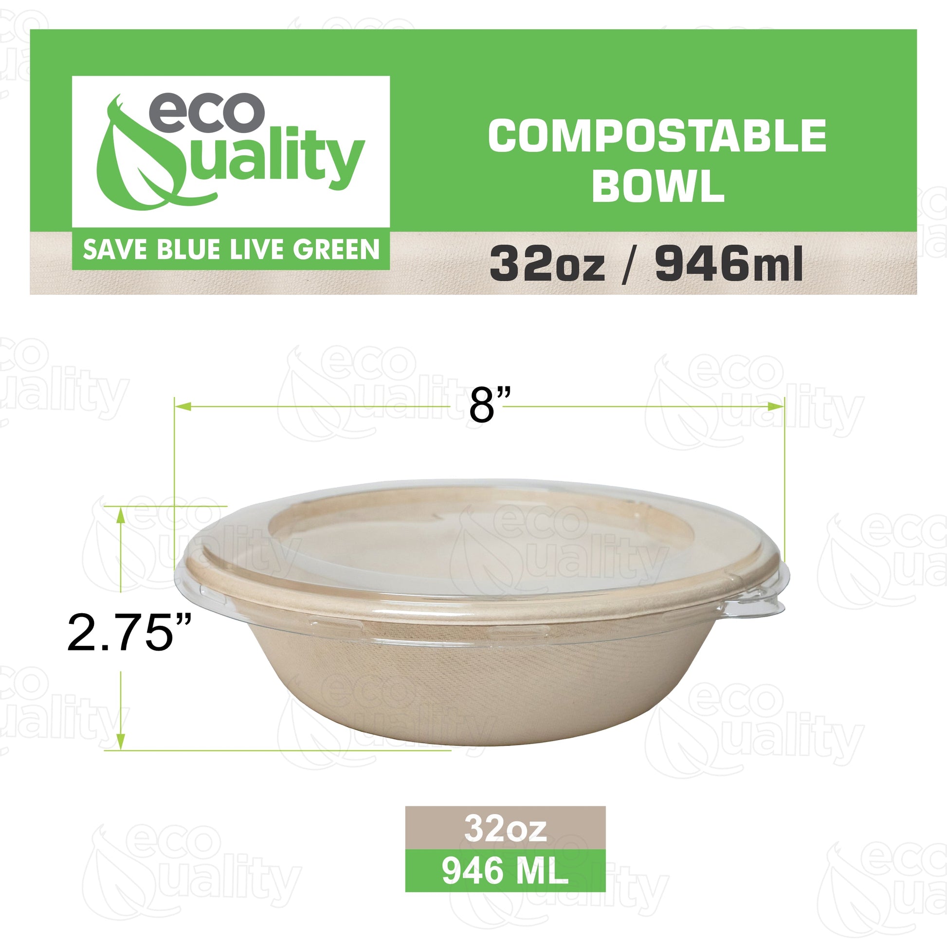 poke bowl breakfast bowl disposableproducts Microwavesafe LeakResistant bowl soupbowl Biodegradable Bowls sugarcane bowl ice cream bowl disposable bowl heavyduty bowl cereal bowl 16 ounces 16oz togo bowl with lids