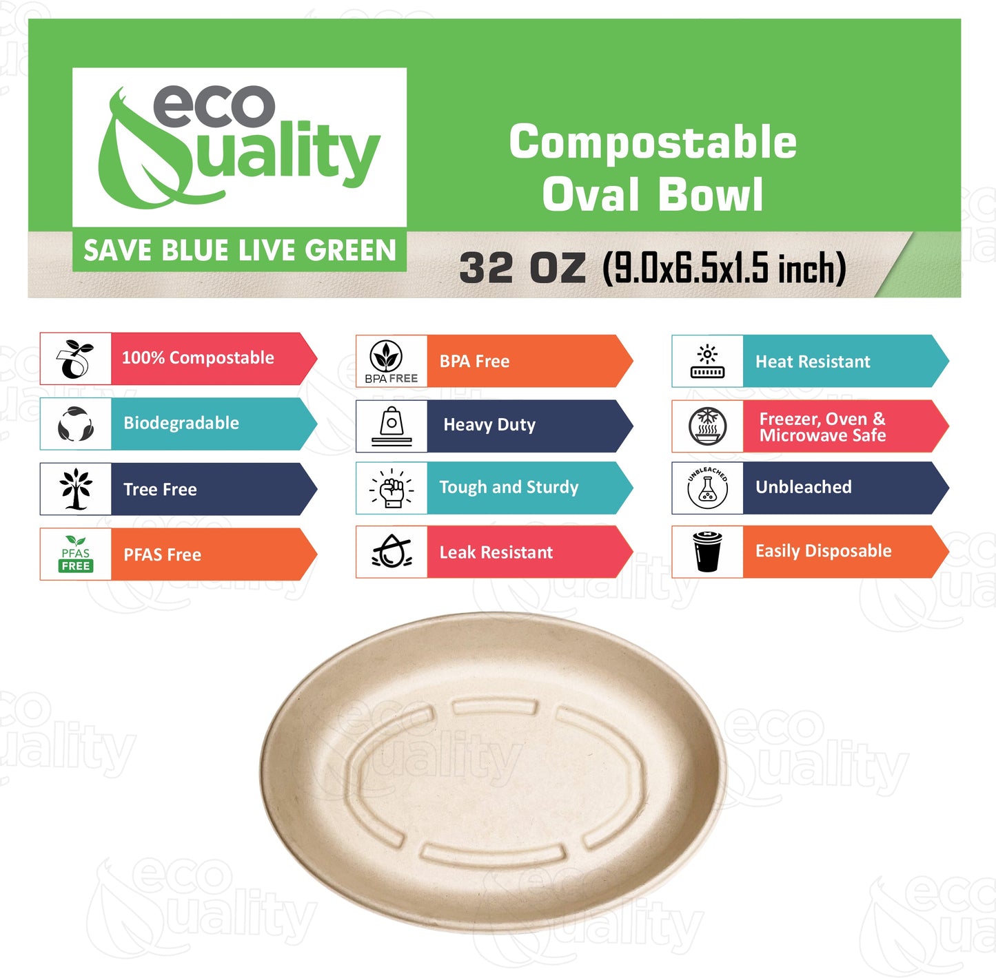 compostable zerowaste ecofriendly plasticfree kraftbowl disposableproducts Microwavesafe LeakResistant bowl Biodegradable Bowls sugarcane bowl disposable bowl heavyduty bowl salad bowl oval bowl