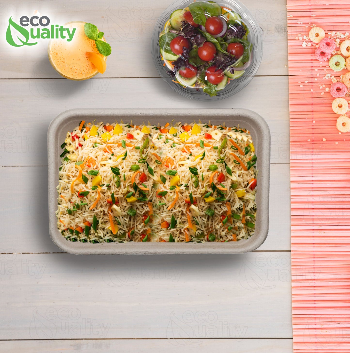 Compostable Sugarcane Fiber Bowl, eco-friendly food storage, sustainable, compostable, oblong bowl made from sugarcane fiber, compostable food storage, Biodegradable, Disposable