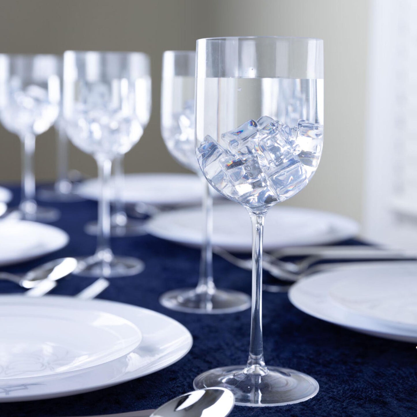 12oz Plastic Clear Wine Goblets