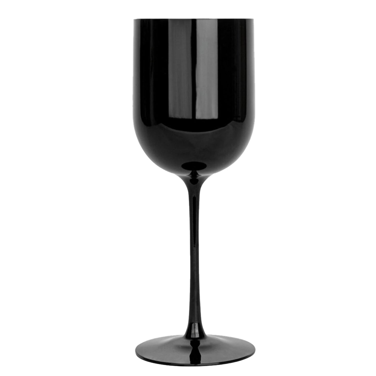 Plastic Tableware White Plates Black Brush Collection Dinner Party Set