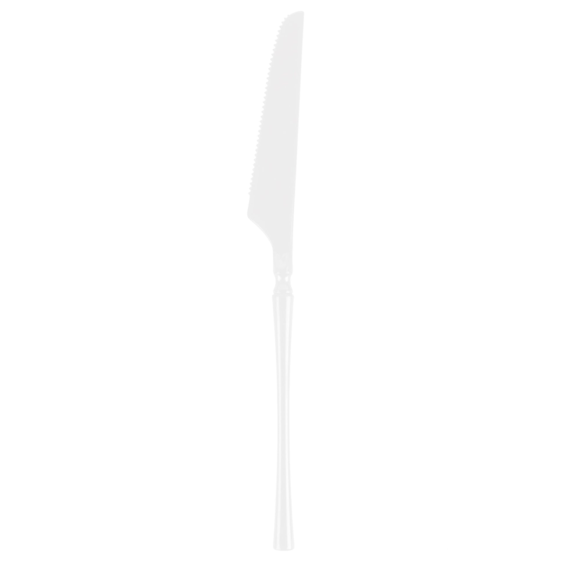 Plastic Party Knives Household Supplies Disposable Plastic knives Bbq knives fancy disposable knives heavy duty knives classic elegant sturdy knives reusable wedding dinner salad dessert knives catering high quality birthday anniversary knives