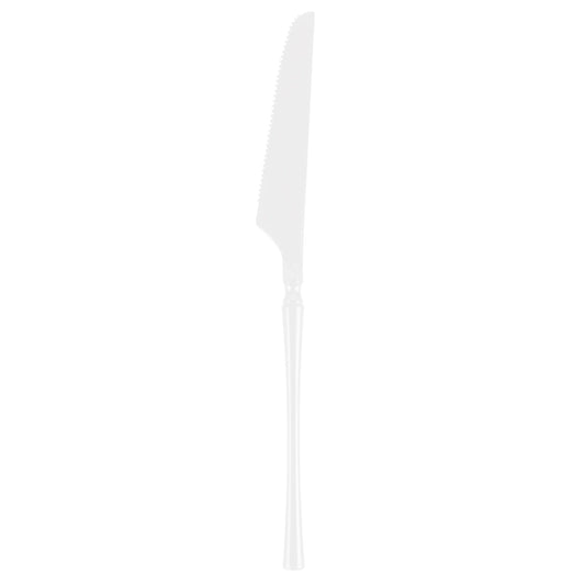 Plastic Party Knives Household Supplies Disposable Plastic knives Bbq knives fancy disposable knives heavy duty knives classic elegant sturdy knives reusable wedding dinner salad dessert knives catering high quality birthday anniversary knives