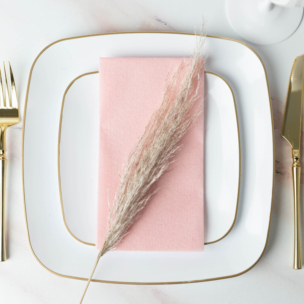 Paper Party Napkins Household Supplies Disposable linen-like napkins fancy disposable napkins heavy duty napkins classic elegant sturdy napkins reusable table setting catering high quality birthday anniversary party decor
