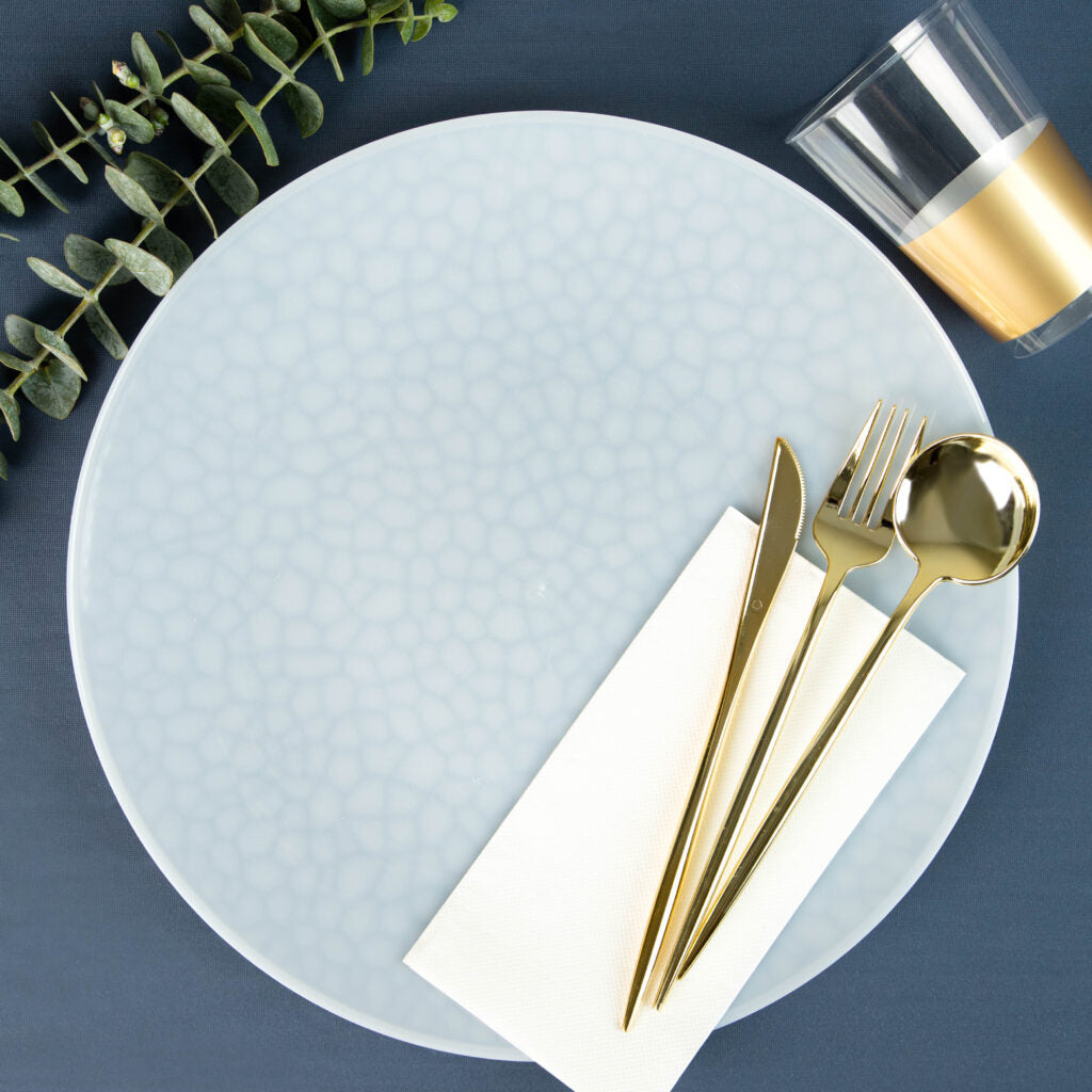 Plastic Party Charger Plates Household Supplies Disposable Plastic Charger Plates Bbq plates fancy disposable charger plates heavy duty Charger plates classic elegant sturdy Charger plates reusable wedding dinner salad dessert Charger plates catering high quality birthday anniversary charger plating