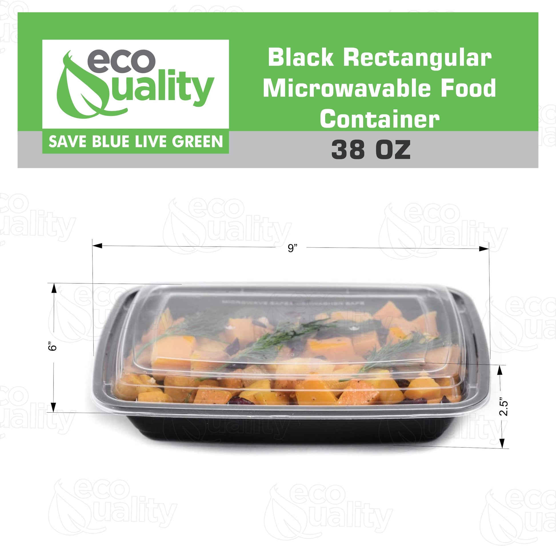 to-go boxes takeout delivery take out food storage containers Reusable Box Plastic Microwave Freezer black safe meal prep Lunch food storage solutions packaging Ecofriendly Disposable with lid black 38 oz 38 ounces economical bulk wholesale ecoquality restaurant fast food supplies nyc