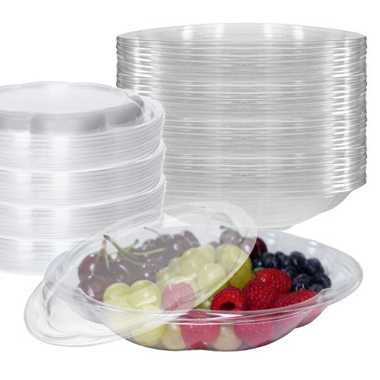 rice poke bowls fruit cold pasta salad bowls with lid clear plastic lunch bowl pet plastic deli salad supplies lunch dinner breakfast bowl to go takeout delivery packaging bowls rose bowl caterer catering events packaging solutions 18 ounces 18oz 24oz 24 ounces 32oz 32 ounces 48 ounces 48 oz 40 oz 40 ounces 64oz 64 ounces