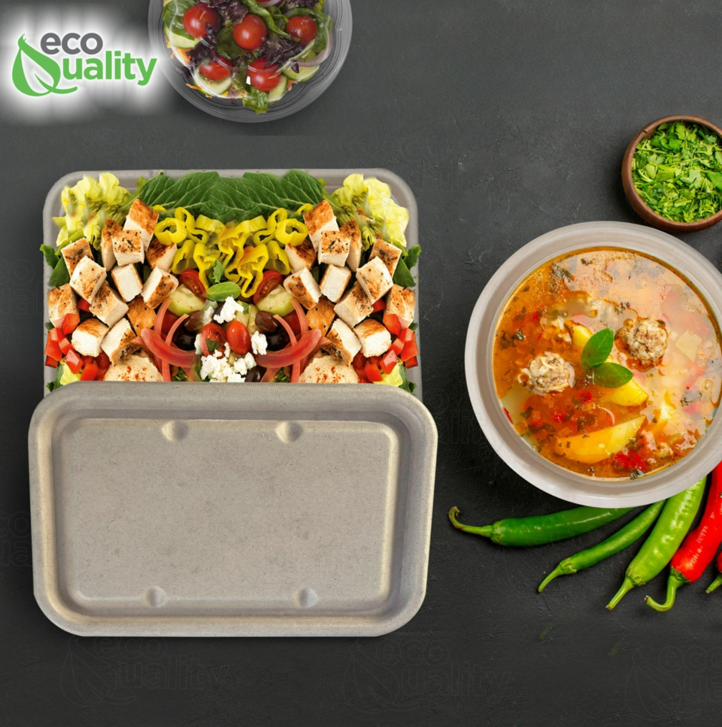 Compostable Sugarcane Fiber Bowl, eco-friendly food storage, sustainable, compostable, oblong bowl made from sugarcane fiber, compostable food storage, Biodegradable, Disposable