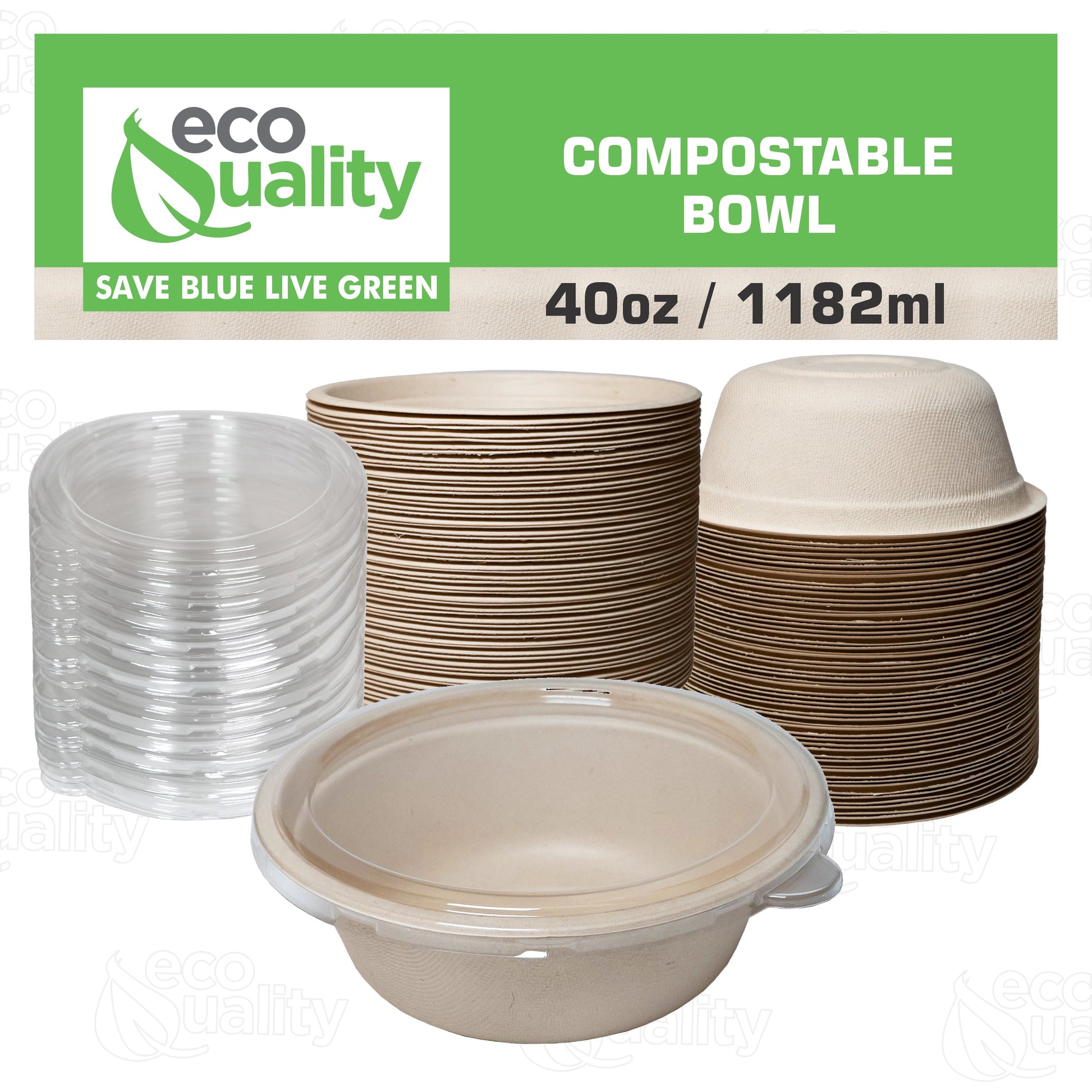 rice bowl compostable kraftbowl disposableproducts Microwavesafe LeakResistant bowl soupbowl Biodegradable Bowls sugarcane bowl ice cream bowl disposable bowl heavyduty bowl zerowaste ecofriendly plasticfree 40 ounces 40 oz breakfast bowl dinner bowl lunch bowl poke bowl with lid acai to go burrito bowl catering 