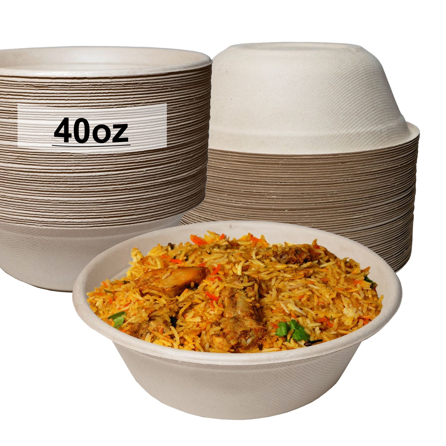 compostable zerowaste ecofriendly plasticfree kraftbowl disposableproducts Microwavesafe LeakResistant bowl soupbowl Biodegradable Bowls sugarcane bowl ice cream bowl disposable bowl heavyduty bowl salad bowl