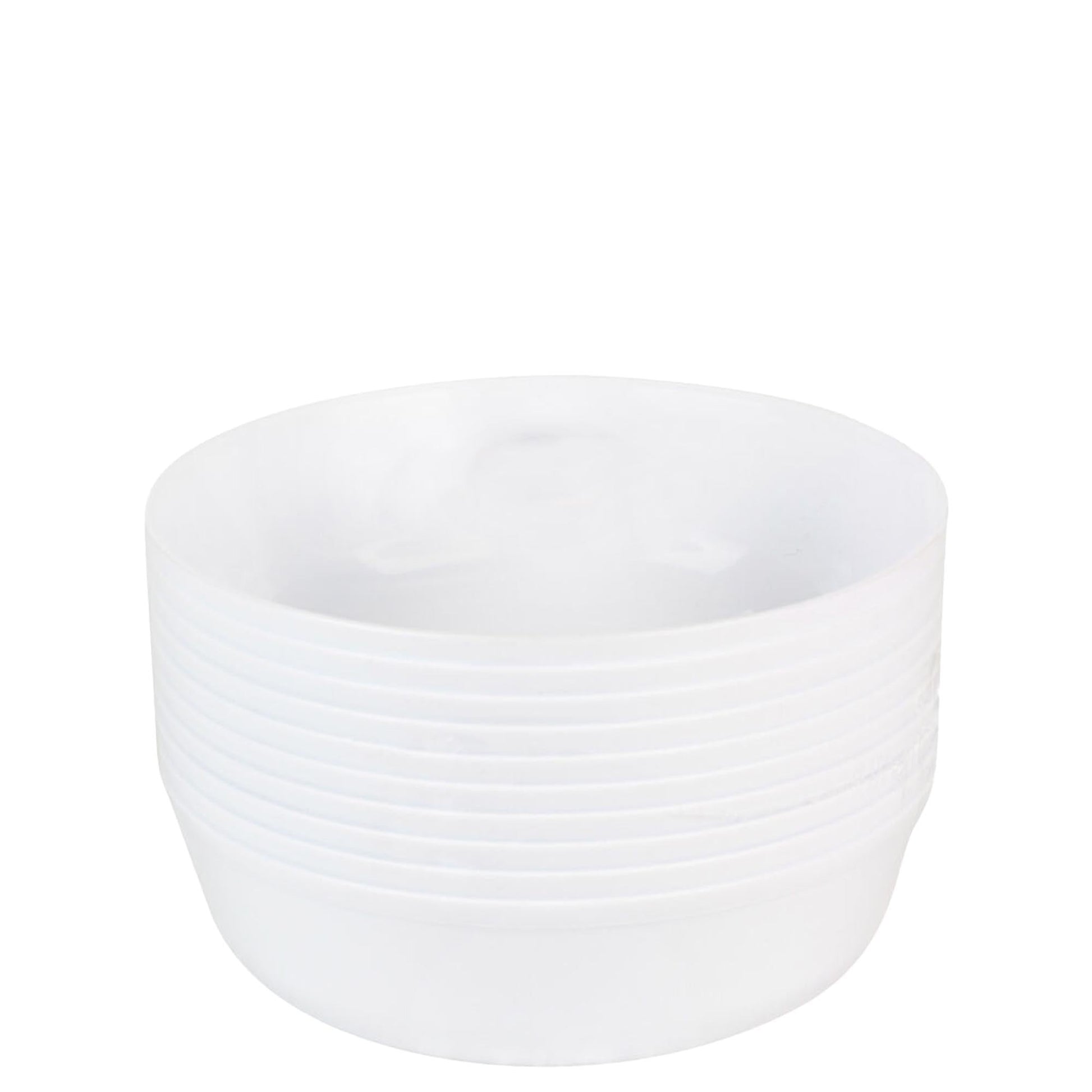 disposable bowls dinner White plastic elegant tableware dinneware serveware china like soup bowls salad bowl dessert bowl 16oz 16 ounce