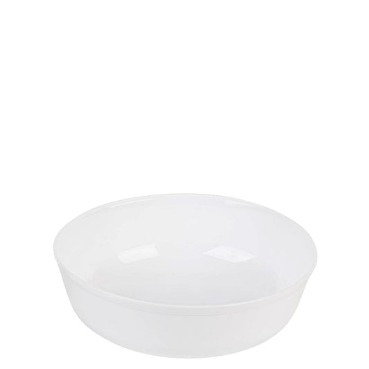 disposable bowls dinner White plastic elegant tableware dinneware serveware china like soup bowls salad bowl dessert bowl 16oz 16 ounce