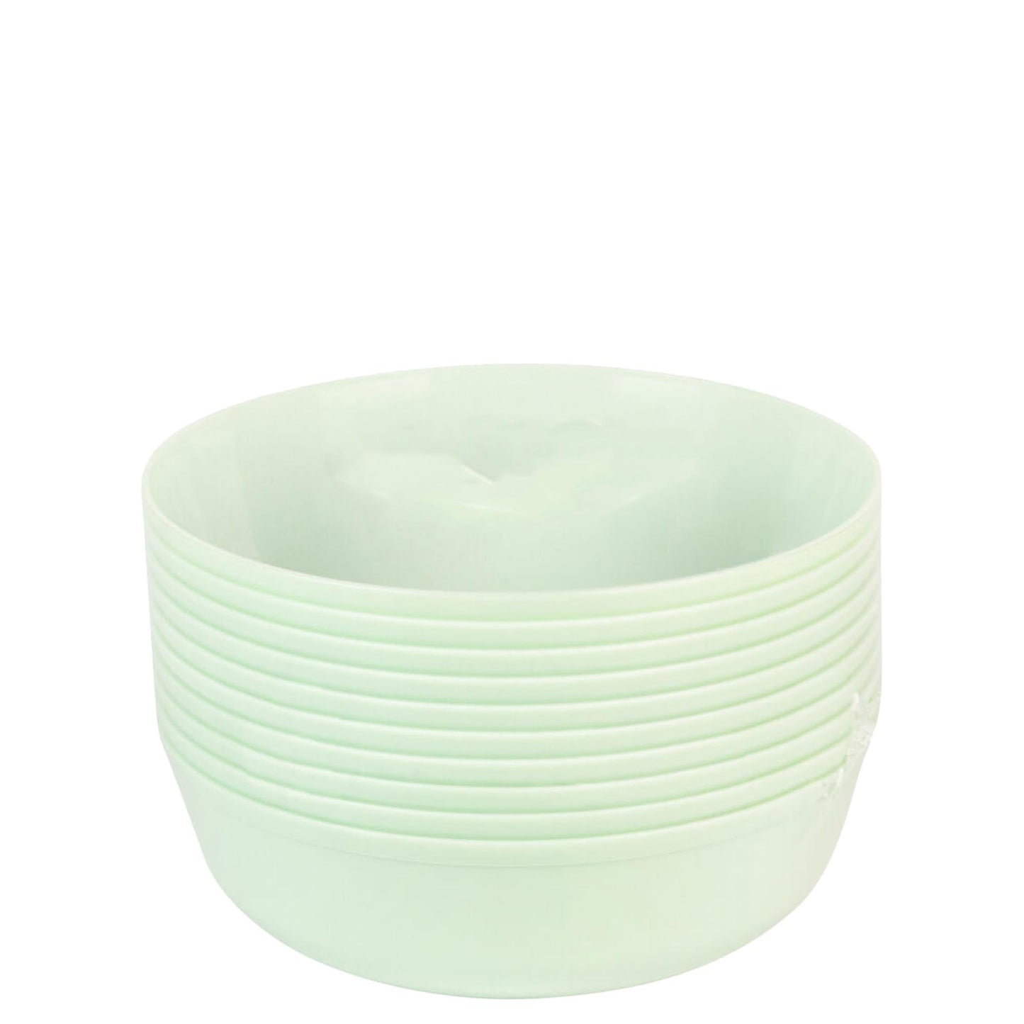 16oz Plastic Mint Green Soup Bowl Edge Collection