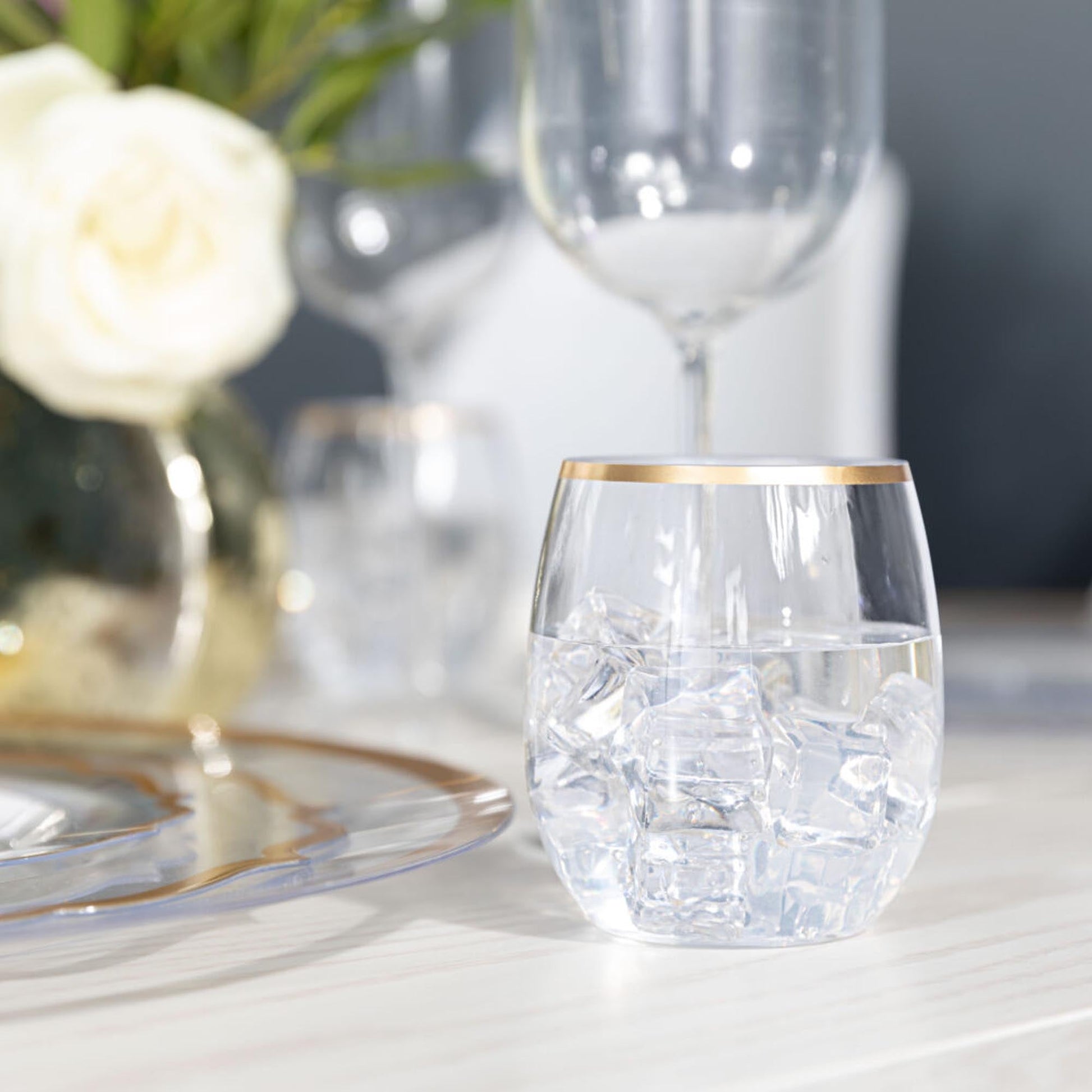 Wine Glass Wine Plastic Glass Plastic Service Restaurant Commercial Kitchen Food Prep Equipment Elegant Plastic Glass Champagne Glass Catering Restaurant Cafe Buffet Event Party affordable bulk economical commercial wholesale