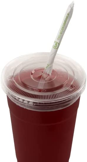 Wrapped Disposable Jumbo eco Straws drinking soda juice cold milkshake smoothie plastic alternative free ecofriendly compostable made of sugarcane bagasse compostable solutions  7.75 inch " Individually Wrapped clear 100% Oil Free Non-Eco-Toxic Food Safe affordable bulk economical commercial wholesale Restaurant Food Trucks Caterers take out sustainable ecoquality d2w