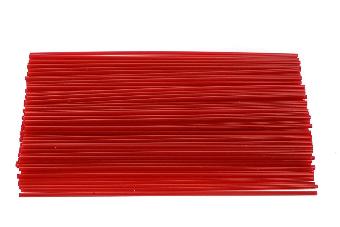 5" Red Plastic Stirrer Sip Straws For Coffee, Cocktail, Latte and Tea