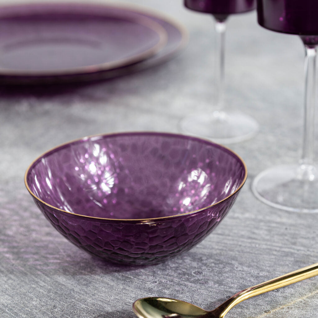 Plastic Party Bowls Household Supplies Disposable Plastic Bowls Bbq plates fancy disposable bowls heavy duty bowls classic elegant sturdy bowls reusable wedding dinner salad dessert bowls catering high quality birthday anniversary bowls