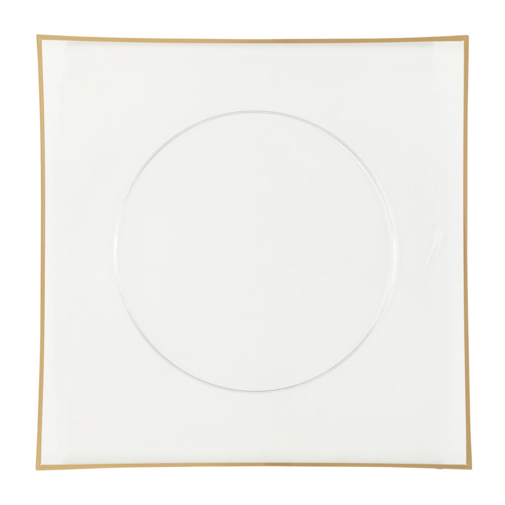 Plastic Party Charger Plates Household Supplies Disposable Plastic Charger Plates Bbq plates fancy disposable charger plates heavy duty Charger plates classic elegant sturdy Charger plates reusable wedding dinner salad dessert Charger plates catering high quality birthday anniversary charger plating