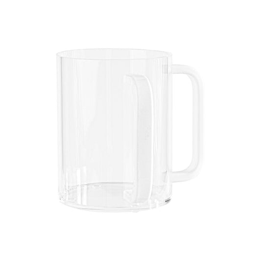 Wash Cup Acrylic with White Handle