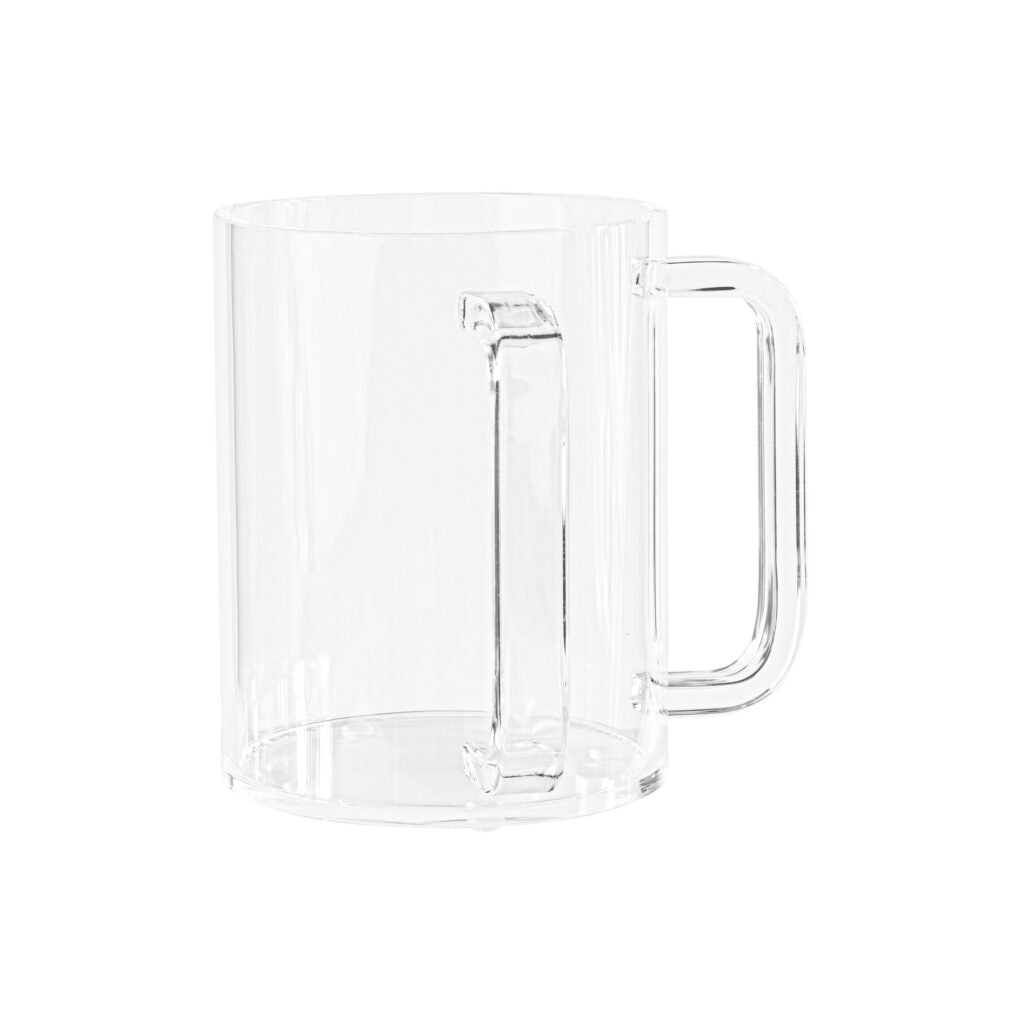 Wash Cup Acrylic with Clear Handle
