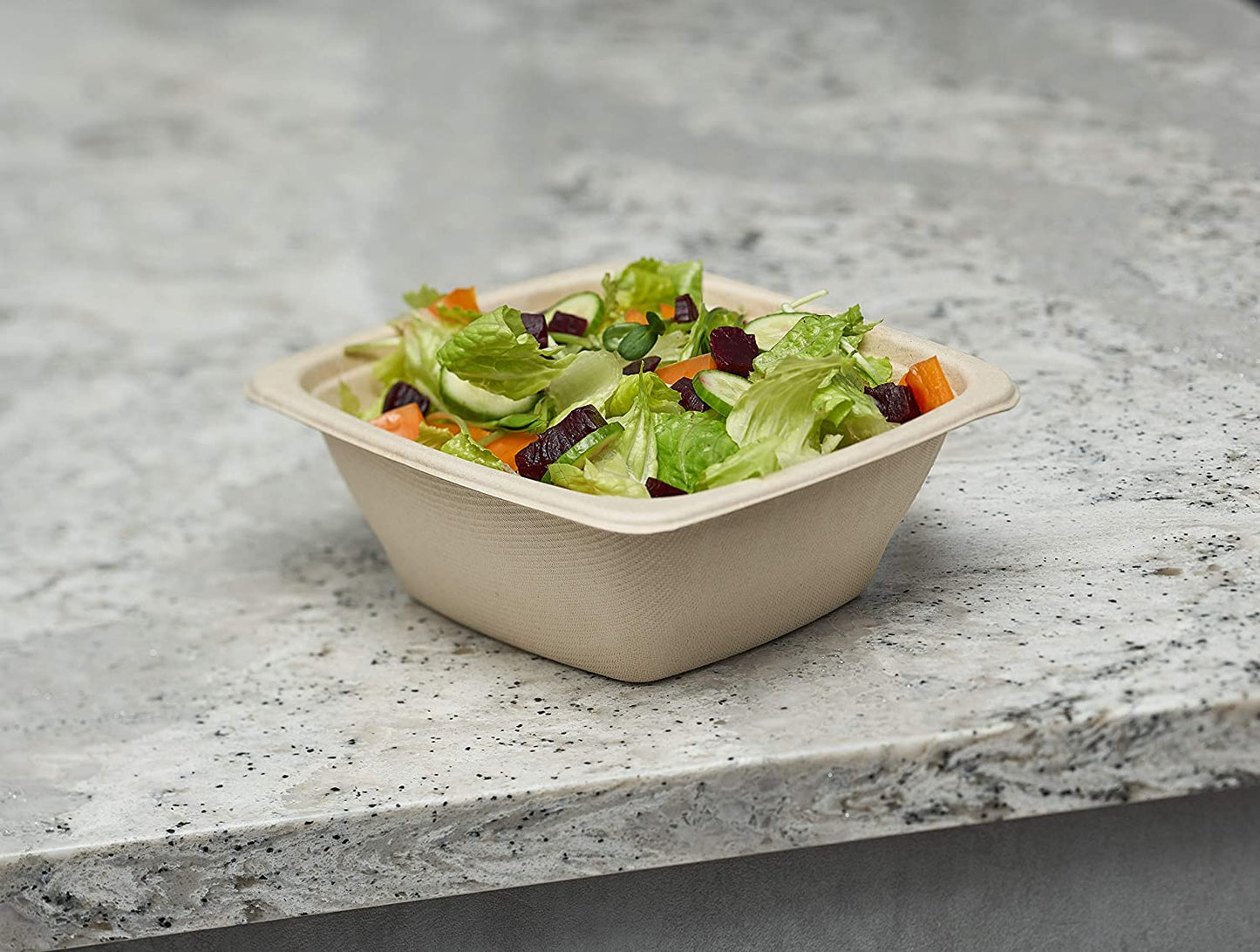 32oz Eco Friendly Disposable Square Bowls Compostable Container