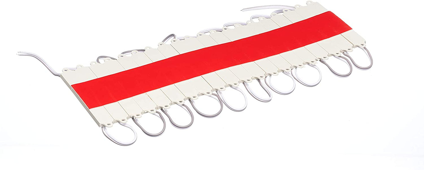 Super Bright 3 LED Module with Remote - 5050 Injection Module with 12V AC Power Adapter