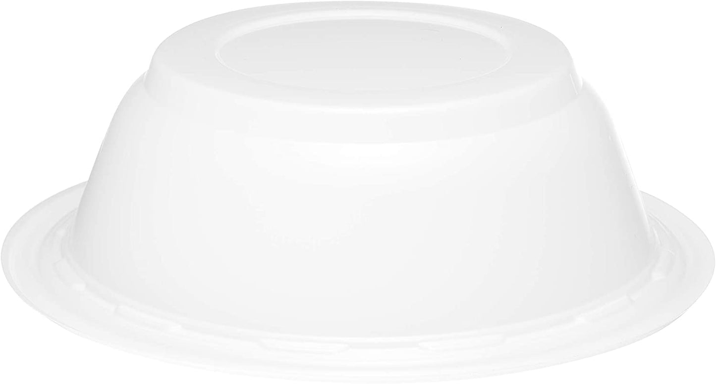 White Plastic High Impact Disposable Plastic Bowl (6oz,12oz)