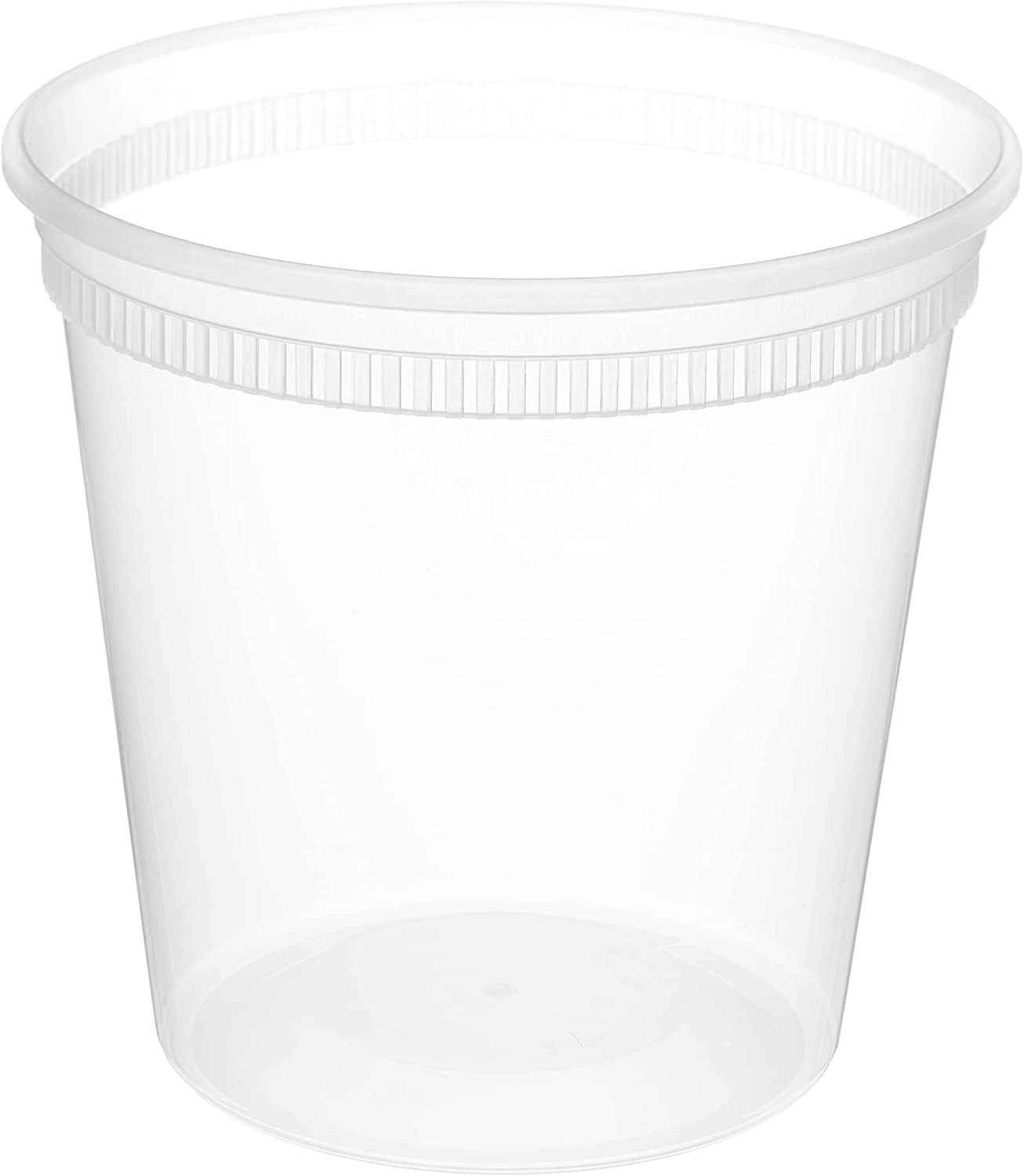 To Go Takeout Clear Round Containers Plastic Deli Soup Lunch Salad Snacks Treats Food Storage Meal Prep Heavy Duty Leak Spill Proof Free Translucent carryout Microwave Dishwasher  Safe & Air Tight Lids BPA Free Stackable Recyclable slime  arts and craft affordable bulk economical commercial wholesale Grocery Convenience Supermarket Bodega Store Restaurant Household Supplies nyc 26oz 26 ounces