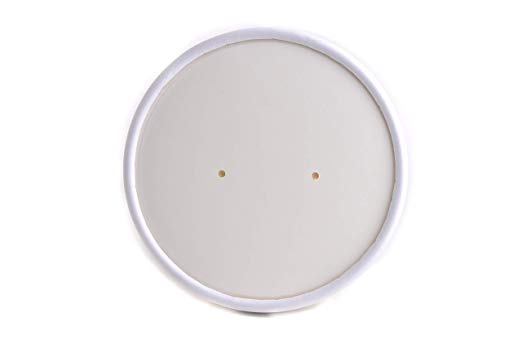 Disposable Design Paper Soup Containers with Lids Combo