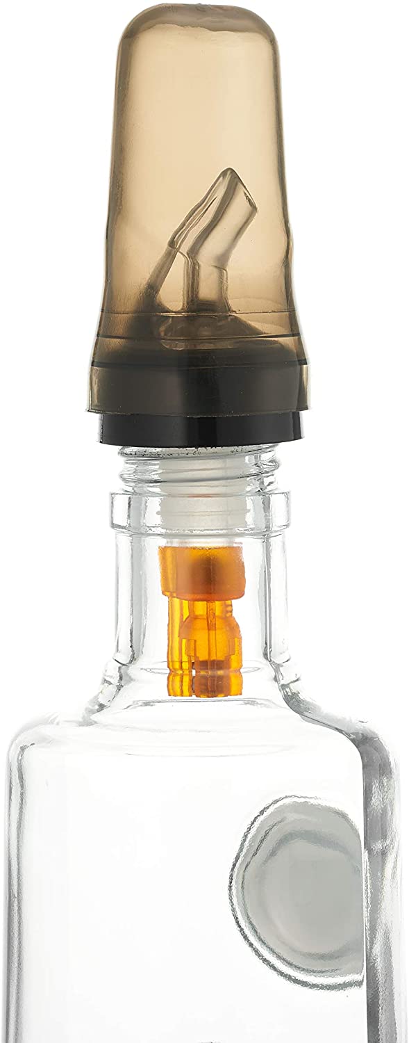 Universal Cover for Liquor & Wine Bottle  Translucent Liquor Pourer Cover Caps  nightclub  household diner restaurant food truck fast food  caterer  BPA Free Plastic  Bottle Top Spout Cover  bar supplies  affordable bulk economical commercial wholesale nyc 