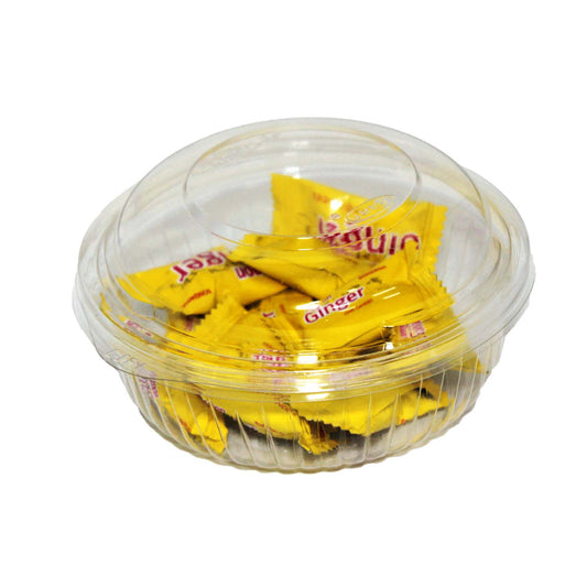 12oz Disposable Plastic Clear Salad Bowls with Dome Lids