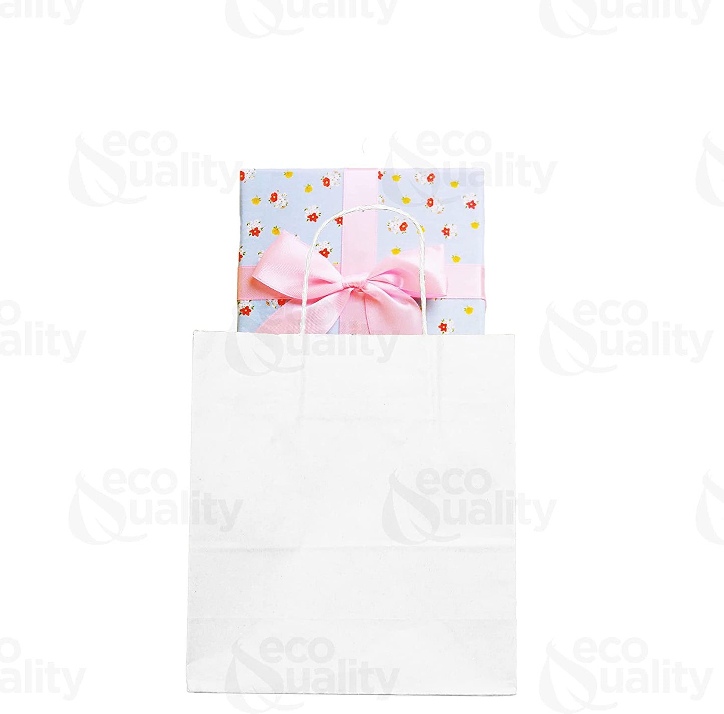 Reusable Recycled Material  12 Pounds  White Gift Bag  DYI Paper Bag  Heavy Duty Strong Paper Bag  Supermarket paper bags  carry out bags  Paper Bags with handles  Paper Take Out  Grocery Bags  White Kraft Bags  Ecofriendly Paper Bag  Retail Merchandise bag  white Paper Shopping Bags  takeout bag  Paper Bag  Disposable small  10x5x13 inches 