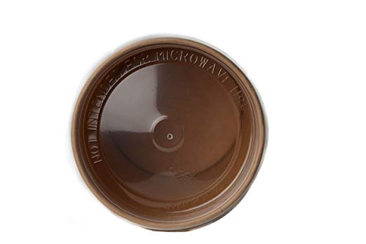Disposable Kraft Paper Soup Containers with Plastic Lids - Kraft Paper Ice Cream Containers / Yogurt Cups with Plastic Lids (8oz, 12oz, 16oz, 26oz, 32oz)
