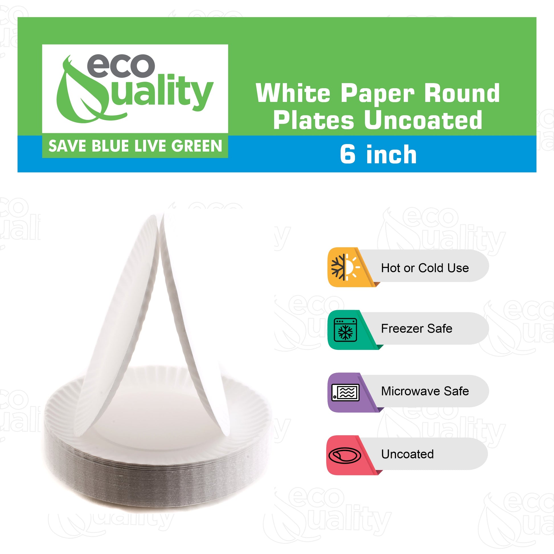 Paper Lunch Plate Plastic Alternative Freezer Safe Microwave safe office plates dinner plates Cheap plates Lightweight Recyclable Uncoated Round Paper Plates Party Plates White Plate pizza plates Paper plates Disposable Plates Compostable Plate 9 inch