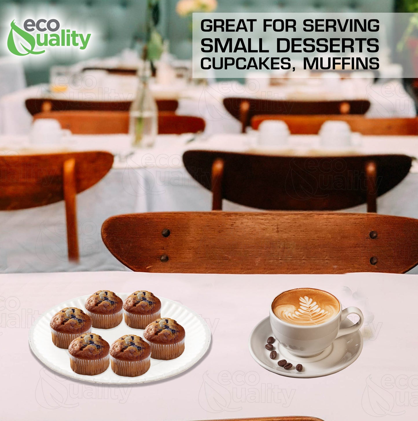 Paper Lunch Plate Plastic Alternative Freezer Safe Microwave safe office plates dinner plates Cheap plates Lightweight Recyclable Uncoated Round Paper Plates Party Plates White Plate pizza plates Paper plates Disposable Plates Compostable Plate 9 inch