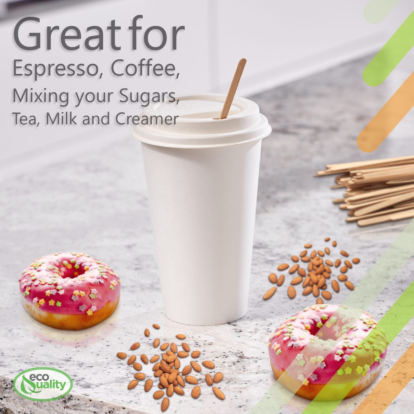 Wooden Coffee Stirrer Sticks