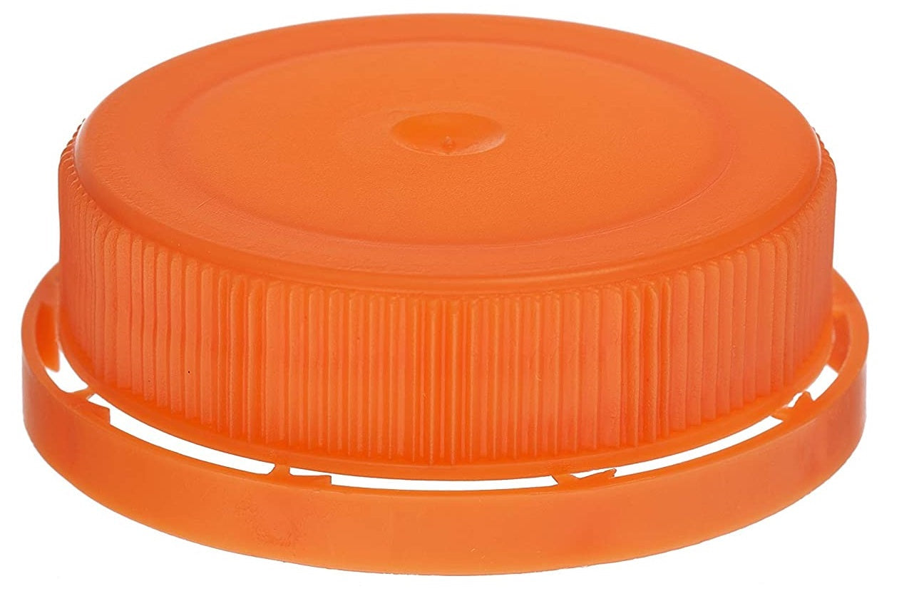 38MM Ratchet Caps and Lids for Plastic Juice Bottles For HDPE and Clear Plastic Juice Bottles, Smoothie Bottles, Fresh Squeezed Juice Container (Blue, Green, Orange)