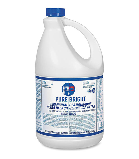 Covid Disinfectant  Commercial Bleach  Ultra Bleach  Liquid  Germicidal  Floor Cleaner  Disinfectants  Dishwasher Liquid  Degreaser  Cleaning Supplies  Chemicals  Bleach 1 Gallon