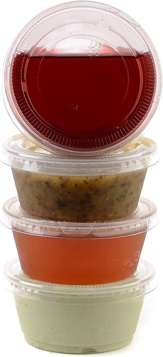 clear condiment cup leakproof stackablecups ecofriendly food packaging dipping cup delivery supplies togo cup with lid tasting cups souffle cups shot cup jelloshot tasting cup taste cup portion cup  deliverysolutions food packaging disposablecups ketchup mustard cup artsandcraft small cup travel size cup mouthwash cup 3.25 oz 3.25 ounce cup with lid hotsauce cup affordable bulk economical commercial wholesale NYC restaurant supplies