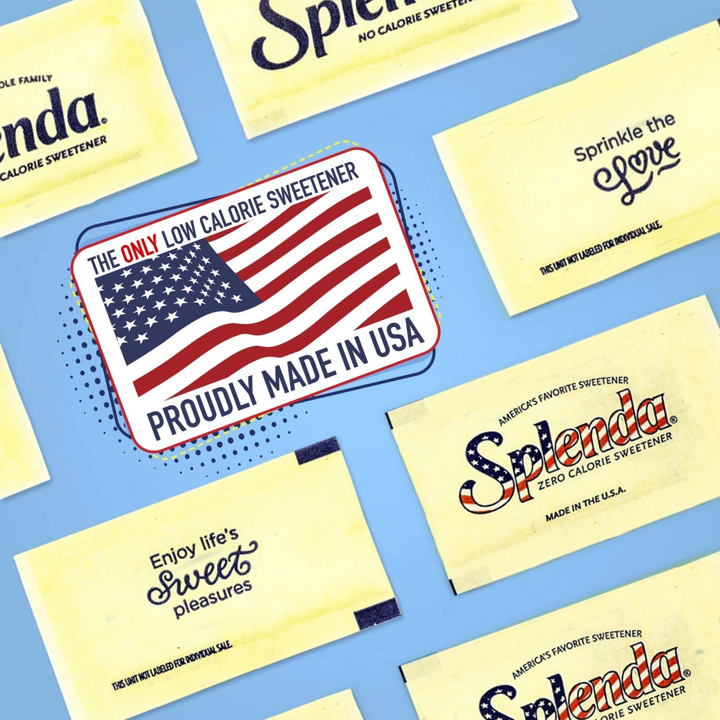 SPLENDA No Calorie Sweetener, Single Serve 1 g Packets Sugar Substitute