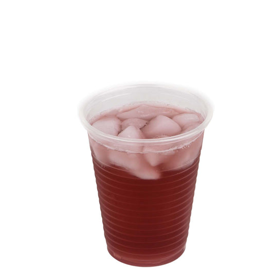 [100] Translucent Plastic Cups - Disposable 7 ounce Cold Drink Party Cups - Cold Drink, Soda Cups, Party Cups, Water Cups, Drinking Cups for Home, Office, Events, Parties and Takeout