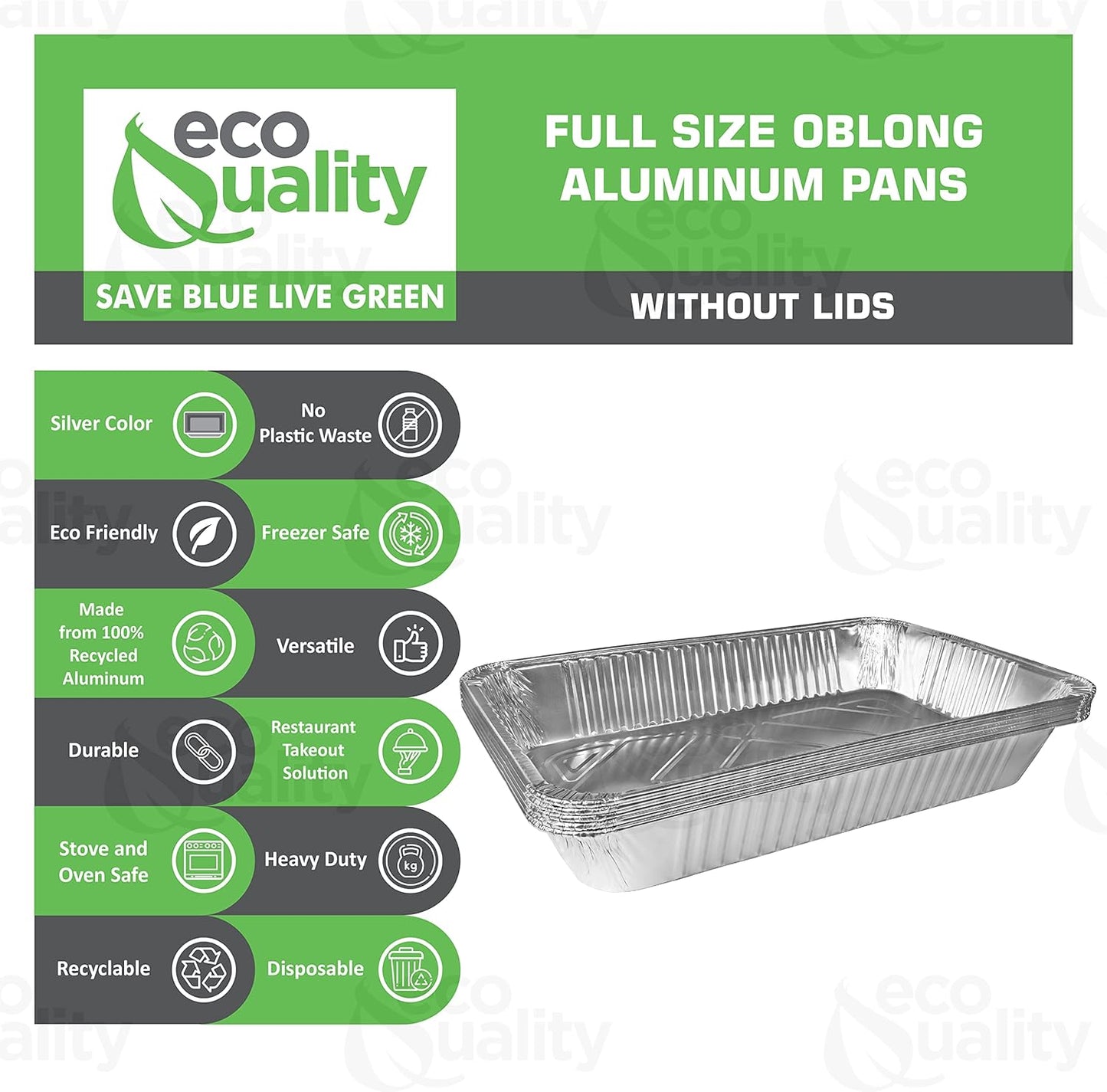 21 x 13 Disposable Aluminum Foil Full Size Shallow Pans