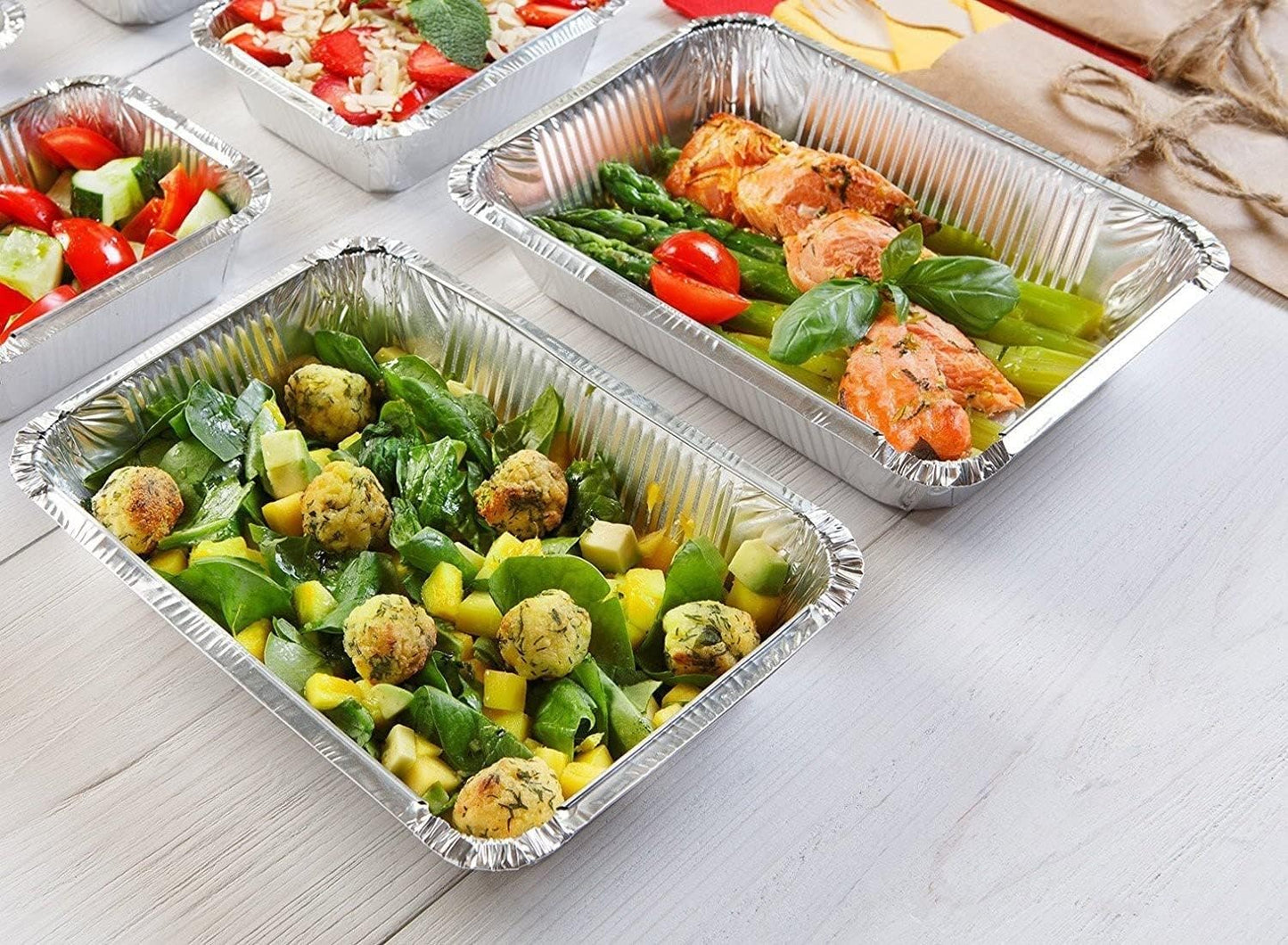 21 x 13 Disposable Aluminum Foil Full Size Shallow Pans