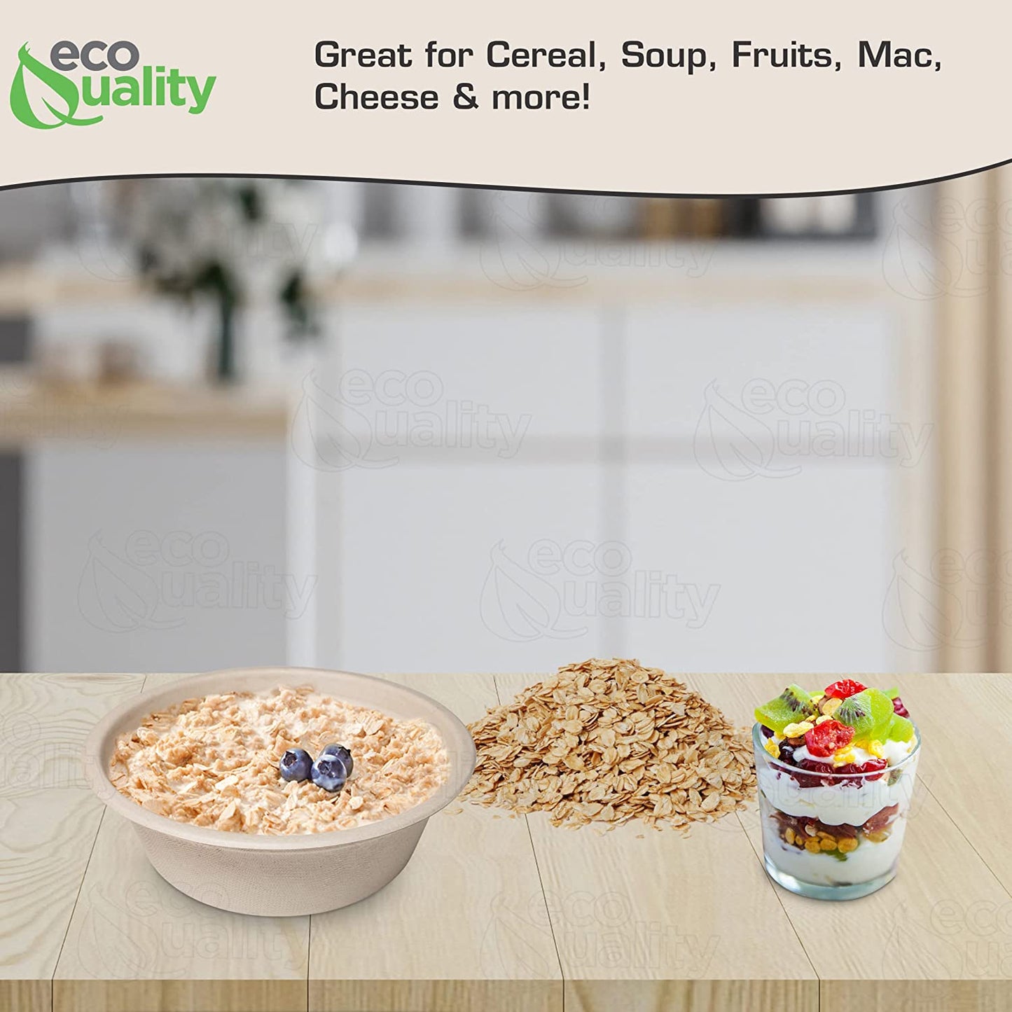 compostable zerowaste ecofriendly plasticfree kraftbowl disposableproducts Microwavesafe LeakResistant bowl soupbowl Biodegradable Bowls sugarcane bowl ice cream bowl disposable bowl heavyduty bowl salad bowl