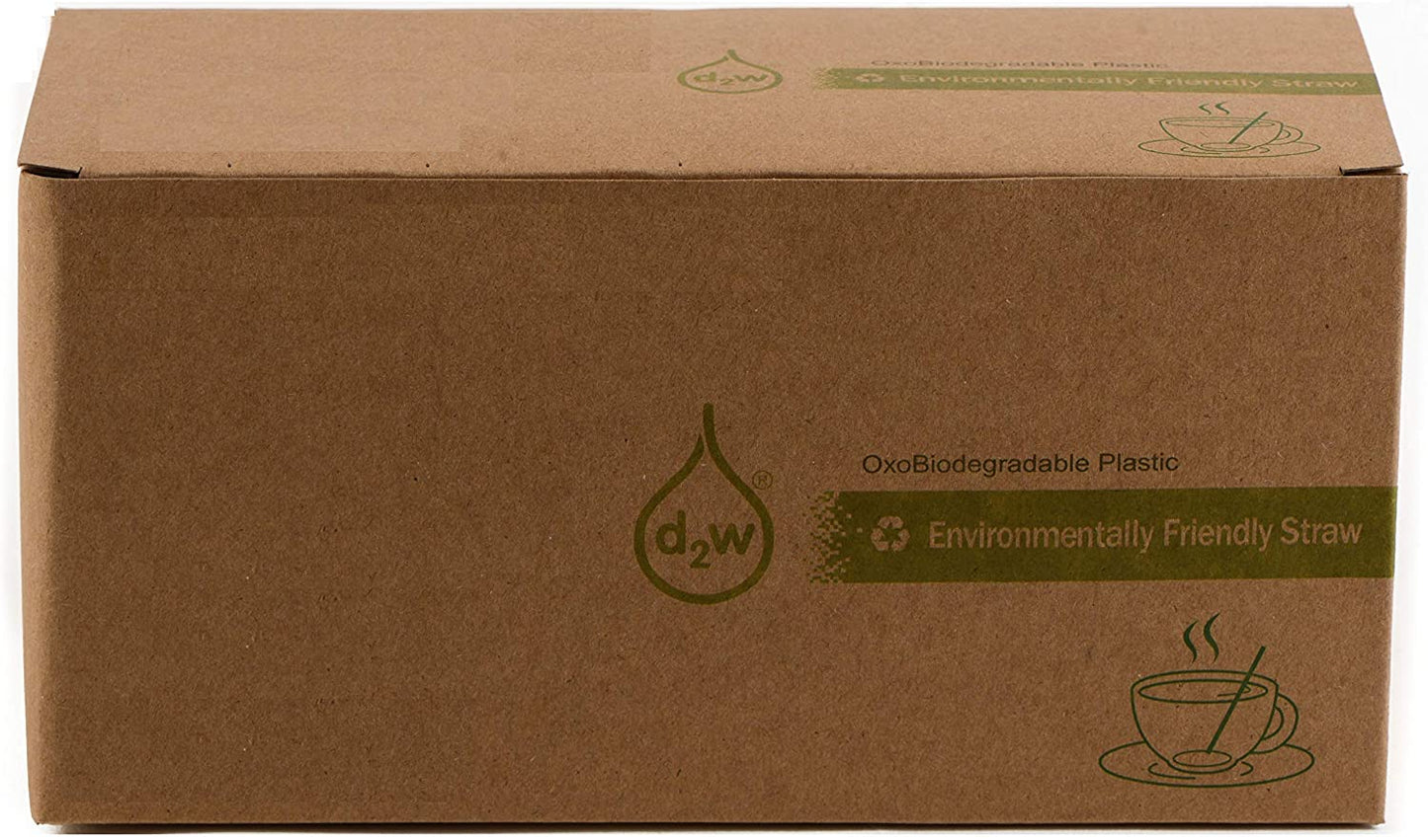Compostable Plastic Stirrer, Bio Degradable, Eco Friendly, Sip Stirrer, Bar Stirrer, Sip Straw, For Coffee, Cocktail, Latte and Tea - Red