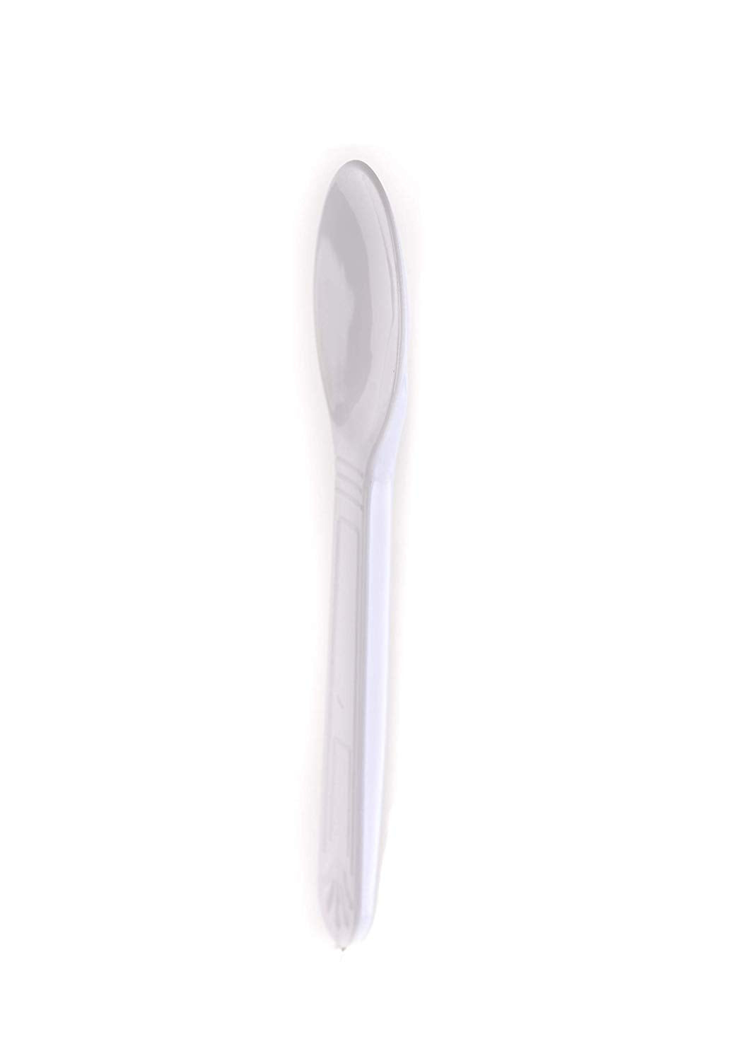Disposable Plastic White Mini Tasting Spoons