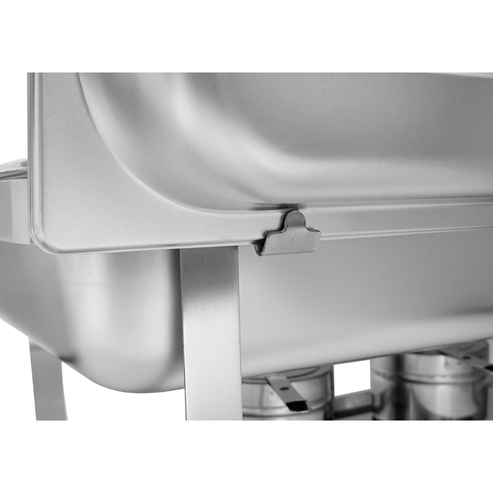8 Quart Stainless Steel Full-Size Folding Stand Lightweight Chafer