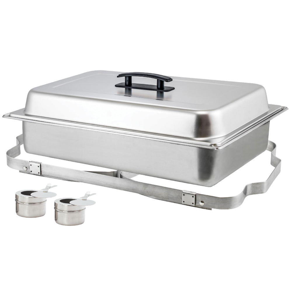 8 Quart Stainless Steel Full-Size Folding Stand Lightweight Chafer