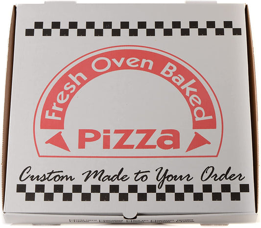 18" x 18" White Corrugated Design Cardboard Perfect Pizza Recyclable Boxes