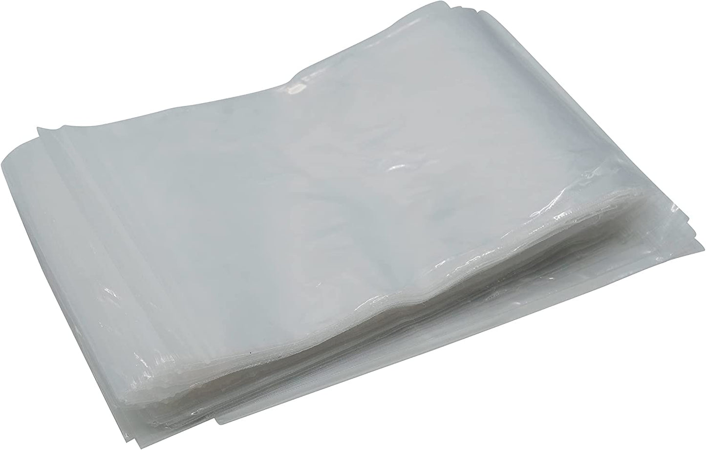 Clear Reclosable Zip Poly Plastic Bags - Clear Resealable Storage Ziplock Bags - Great for Envelops, Bakery, Candy, Cookies and Post Cards